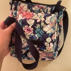 Vera Bradley Navy Floral Crossbody Bag